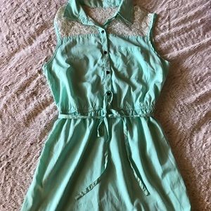 Mint Mini Dress